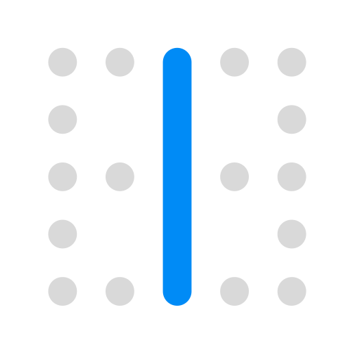 Border vertical, excel, google, google sheets, sheets icon