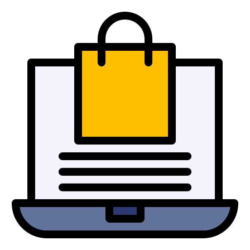 Online, shopping, ecommerce, shop icon