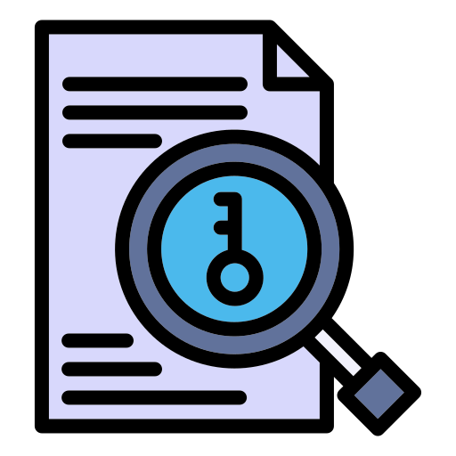 Keywords, seo, marketing, optimization icon