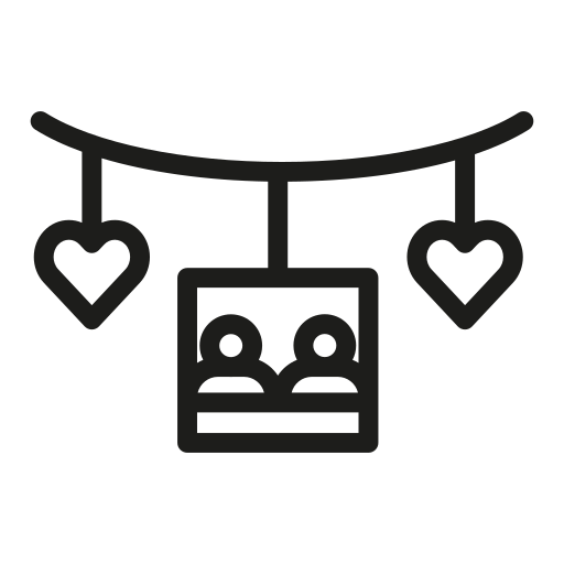 Valentines, heart, lover, love and romance, valentines day, photo, polaroid icon