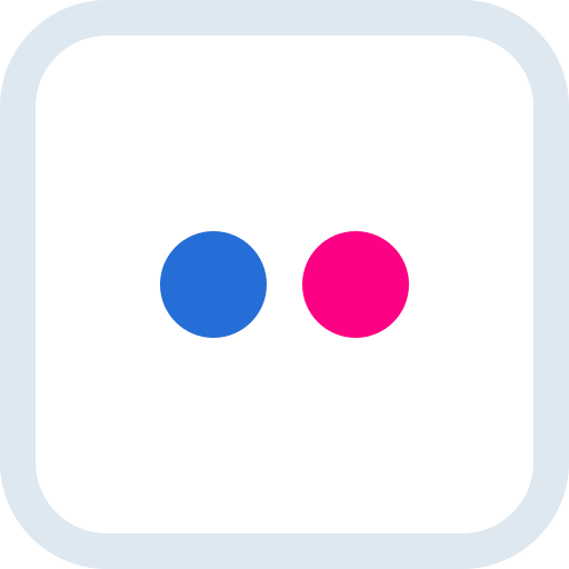 Flickr, media, photo, photography, share, social icon