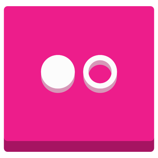 Flickr, creative, dots, images, photo, photography, photos icon