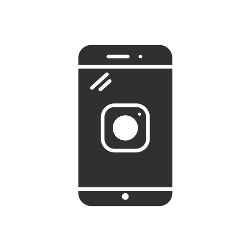 Instagram, instagram logo, phone, picture icon