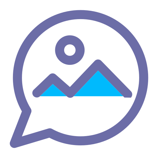 Massage, chatting, texting, photo, pictures icon
