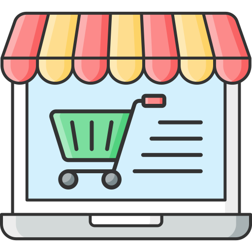 Ecommerce, online, shopping icon