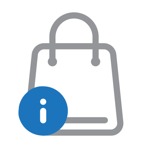 E-commerce, online, shopping, ui, shopping bag, information, buy icon