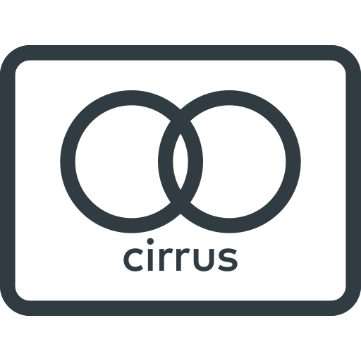 Cirrus, credit, money, online, pay, payments, send icon