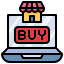 Online shop icon 64x64