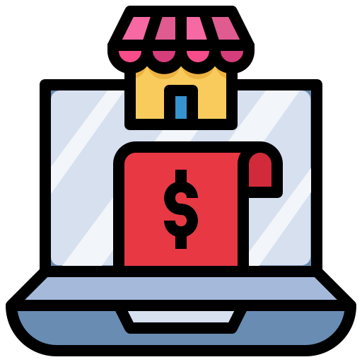 Bill, commerce, shopping, online, store, market icon