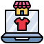 Online shop icon 64x64