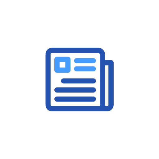 Newspaper, news, paper, document, article, file icon