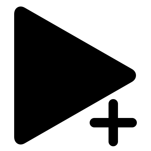 Add playlist, music, player, playlist icon