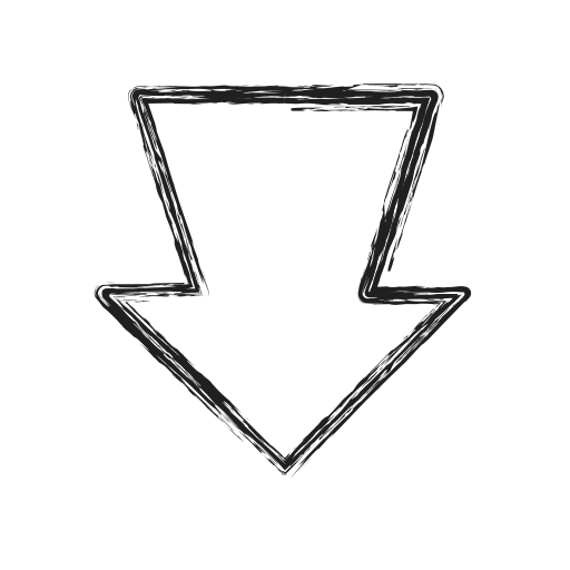 Arrow, arrows, direction, move, navigation, down icon