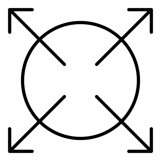 Arrows, expand, resize, resize arrows, scale, size, zoom icon