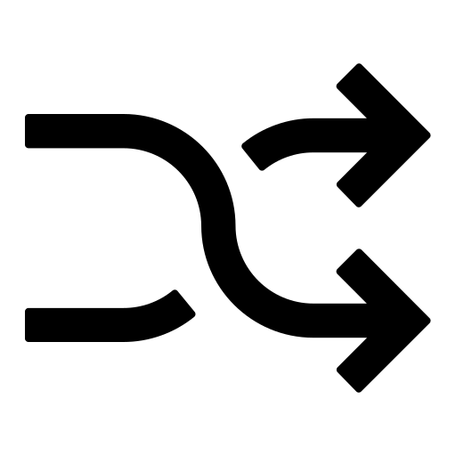 Arrow, arrows, direction, shuffle icon