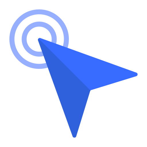 Cursor, pointer, navigation, arrows, location, map icon