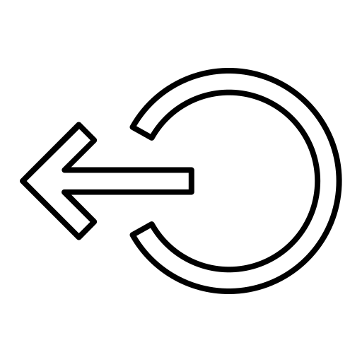 Arrow, arrows, direction, circle, left icon