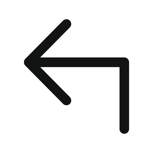 Arrow, left, subdirectory, subdirectory arrow, subdirectoryarrowupleft icon