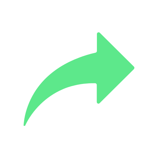 Forward, right, move icon