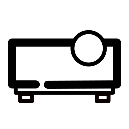 Projector, presentation, meeting icon