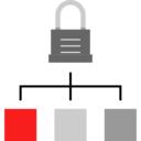 padlock,networking,hierarchical structure ok 