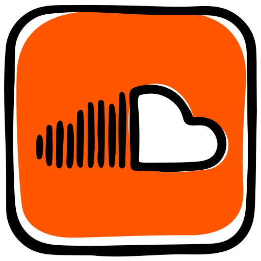 Soundcloud, social media, music, audio distribution, audio, music streamming icon