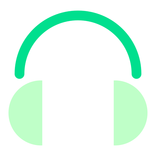 Earphone, headphone, headset, music icon