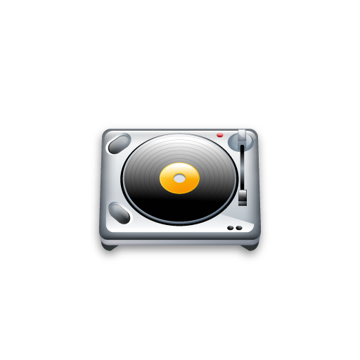 Turnable, dj, music icon