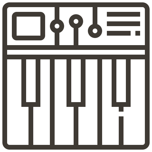 Asset, loan, pawnshop, piano, instrument, music, sound icon