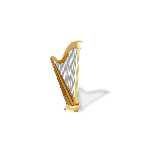 Harp, music, instrument icon