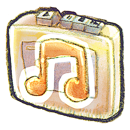 Music, recorder icon