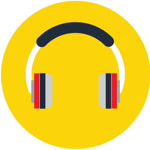 Headphone, music, audio, media, play, sound icon