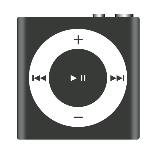 Gray, ipod, shuffle, music, apple, nano icon