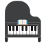 Piano keyboard icon 64x64