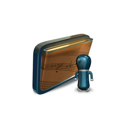 Shared, folder, my, music icon