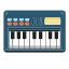 Piano keyboard icon 64x64
