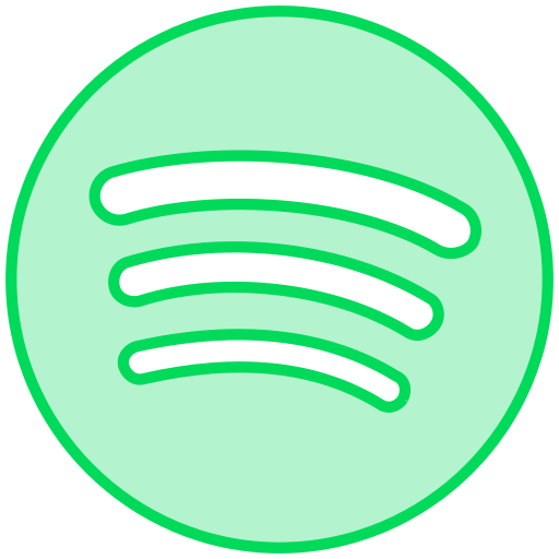 Line, music, social, songs, spotify, transparent, audio icon