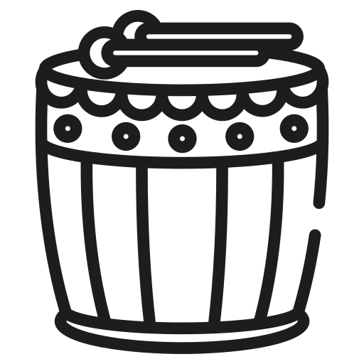 Drums, drum, instrument, chinese, music, chinese new year icon