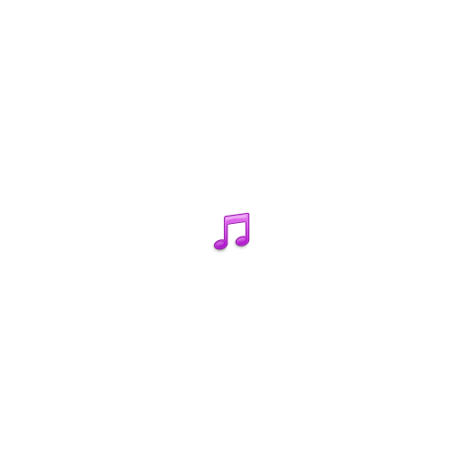 Music, note, pink icon