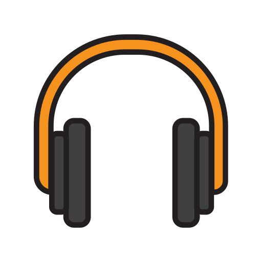 Music, headphones, headset icon