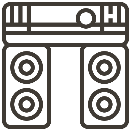 Asset, loan, pawnshop, speaker, multimedia, music, sound icon
