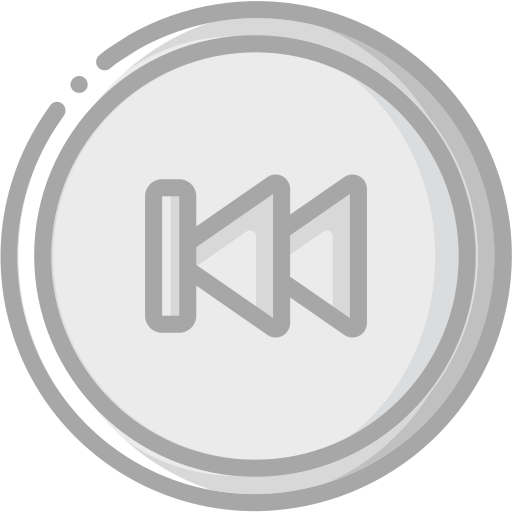 Audio, backward, media, media player, music, skip, video player icon