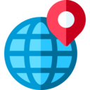 ui,interface,multimedia,globe,signs,internet,maps and location,worldwide,pin,placeholder,location,earth globe,earth grid,globe grid,world grid,earth