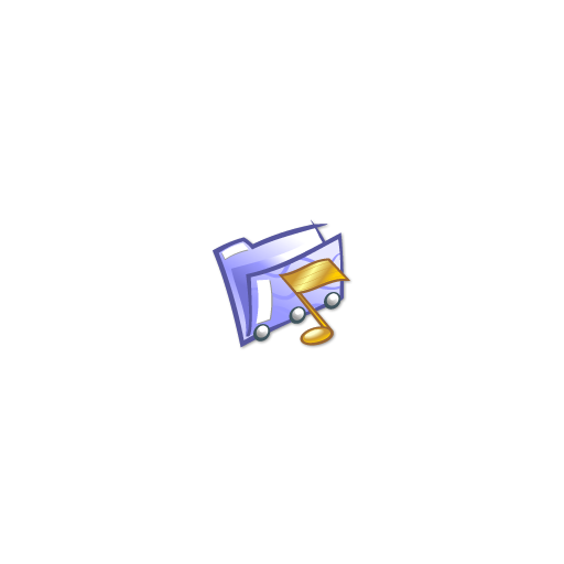 Folder, music icon