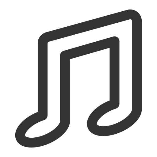 Audio, basic, music, outline, ui icon