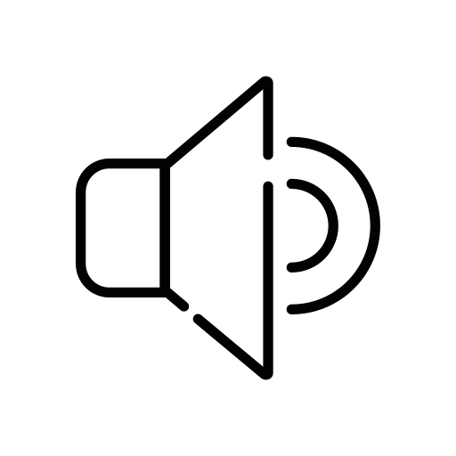 Speaker, sound, music, audio, volume icon