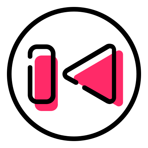 Back, previous, before, first, previously icon