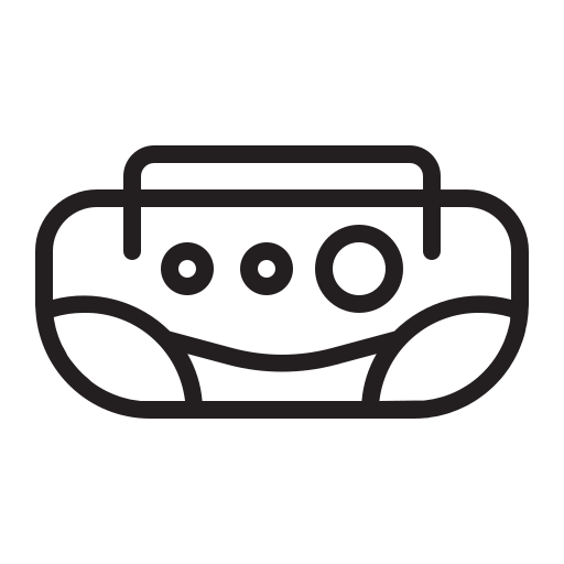 Audio, multimedia, combo, radio icon