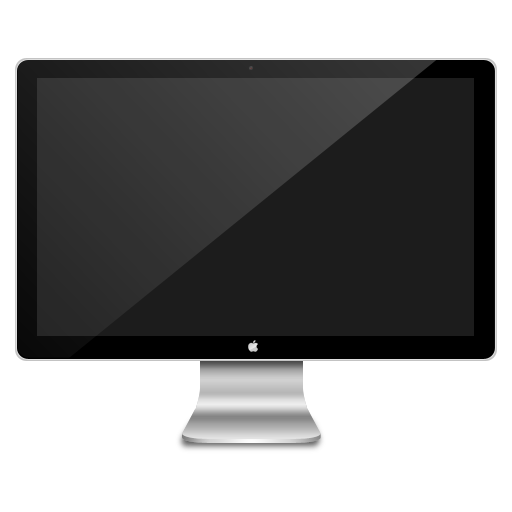 Monitor, screen, cinema display icon