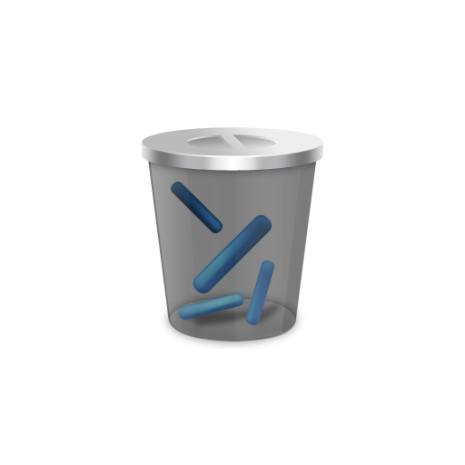 Bin, full, recycle icon